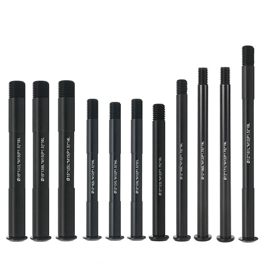 

Bicycle Thru Axle Aluminum Alloy MTB Bike Quick Release Hubs Tube Shaft Skewers Cycling Front Rear Axle Replacement Accessories