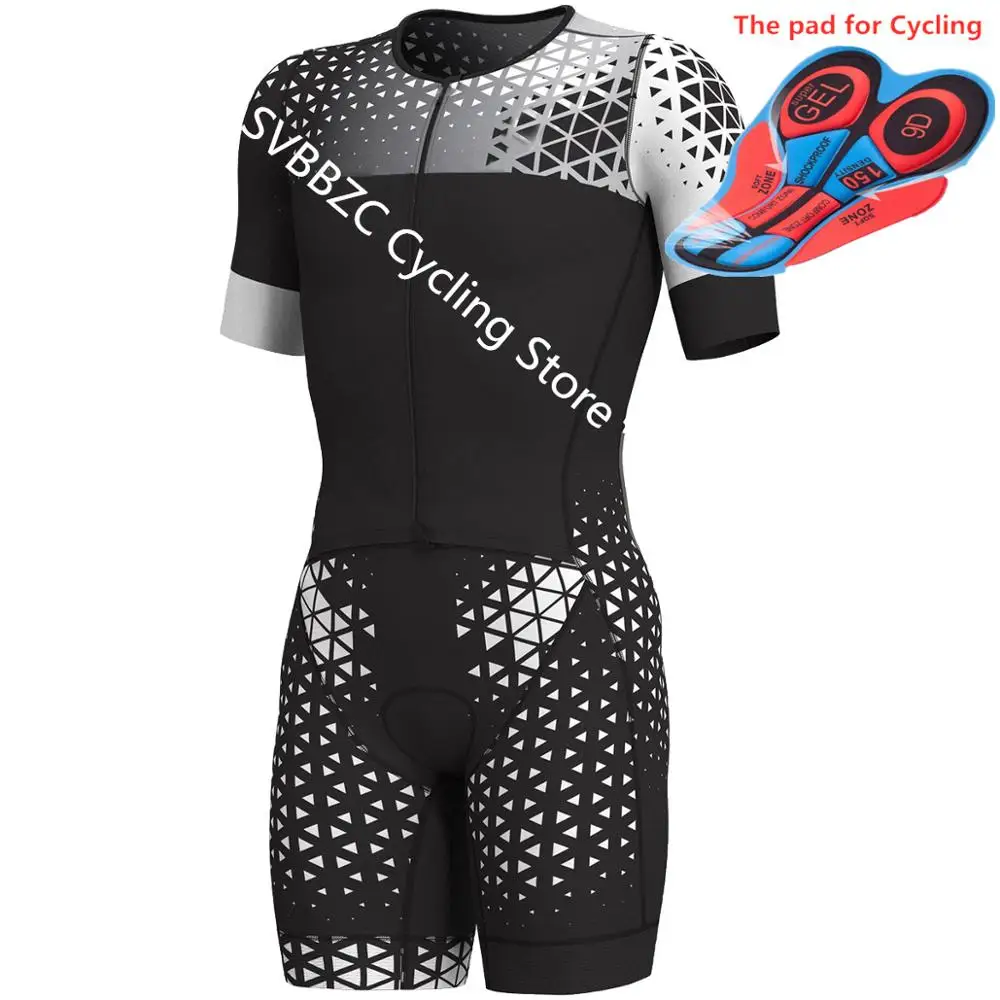 04-Pic Color Мужской спортивный костюм для триатлона, спортивная одежда, Ropa Ciclismo Maillot, Быстросохнущий комплект одежды из Джерси для велоспорта - Цвет: 04-Pic Color