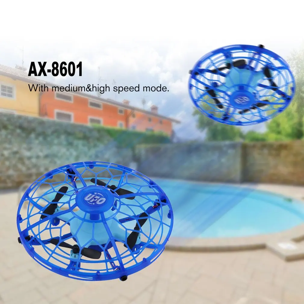 AX-8601 мини Радиоуправляемый Дрон с датчиками 2 4G 4CH Quadcopter Gyro Fly Ball Smart Shatterproof Pocket UFO Safe