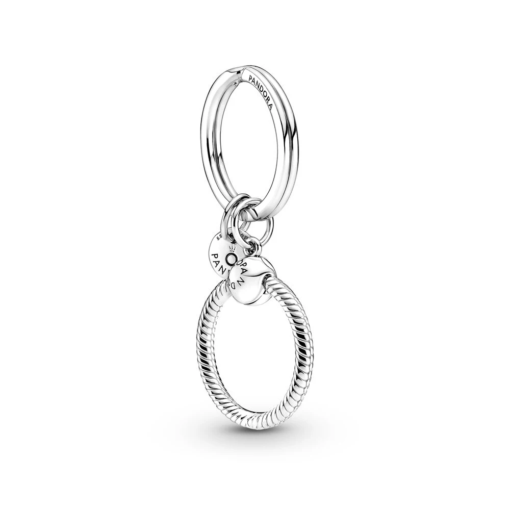 

New Hot Sale Fashion Jewelry Keychain For Women Plata De Ley 925 Sterling Silver DIY Charms Fit Original Pandora Beads bracelets