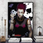 Популярная японская Картина на холсте из аниме Hunter X Hunter Hisoka Morow, настенный художественный декор, модные плакаты, декор для гостиной и спальни