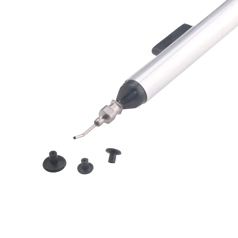 IC Vacuum Pen SMT Chip Picker Silver Hot Melt 3 Pipe for Solder Desoldering Removal Tool | Инструменты