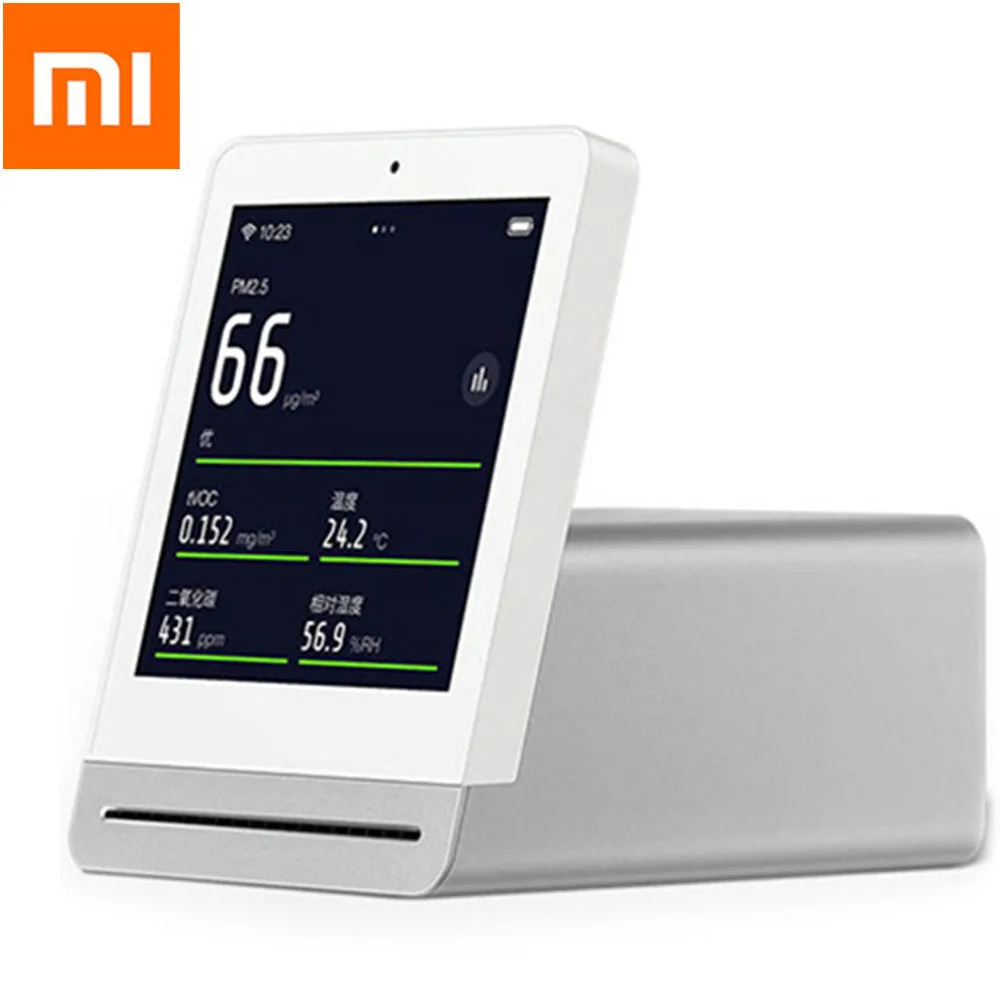 Xiaomi Mijia ClearGrass Air monitor Retina Touch IPS Screen Mobile Operation Indoor Outdoor Clear Grass Detector | Электроника
