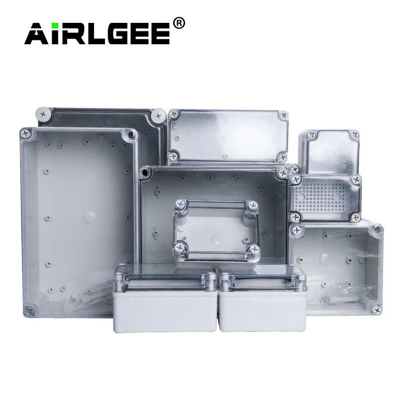 

IP67 AG Series Transparent Cover Outdoor Waterproof DIY Electrical Junction Box ABS plastic Enclosure Case Distribution box