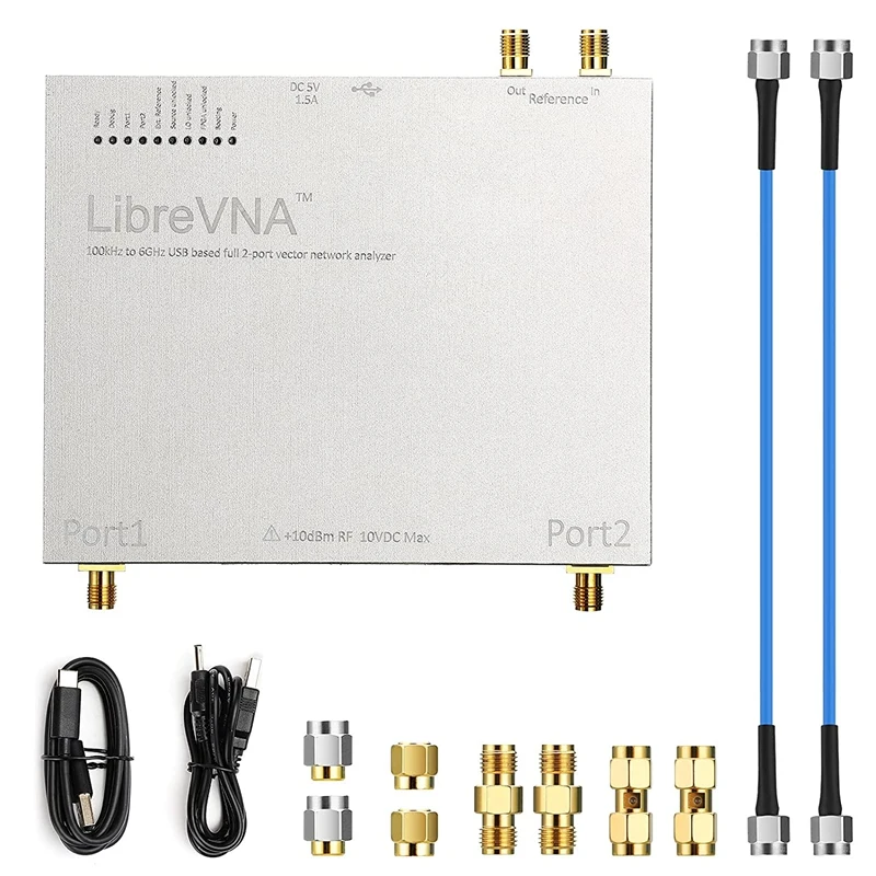 

100 Khz-6 Ghz Vector Network Analyzer,Nanovna Antenna Analyzer,Based On USB Full Port,External Reference Input/Output