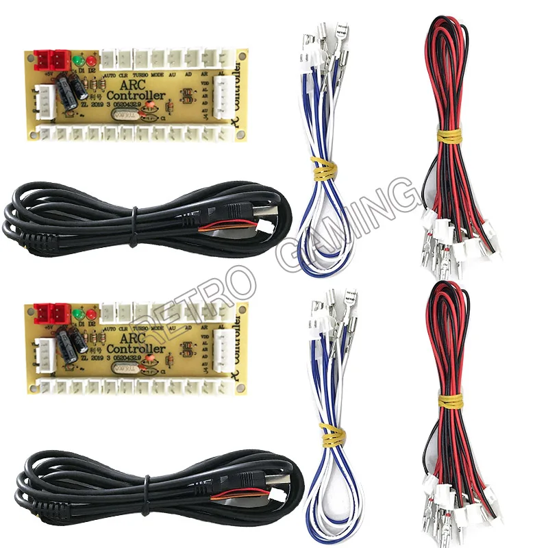 ПК USB Нулевая задержка энкодер печатная плата Diy Kit Led кнопочный джойстик 2 8 мм 4 5Pin