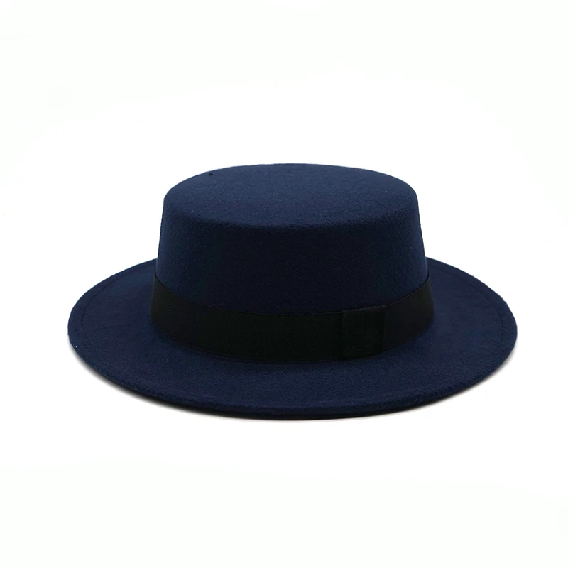 Осень-зима, имитация шерсти, для женщин, мужчин, дам, Fedoras, топ, джаз, шляпа, Европейский, американский стиль, круглые шапки, котелок, шапки, Feminino Gorra