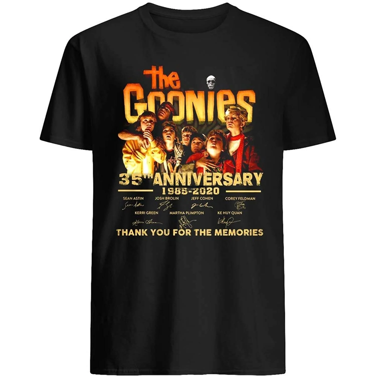 

Футболка Lykusharako The goones Film 35-я годовщина 1985-2020, с надписью Thank You, графический подарок для мужчин и женщин, Подарочная футболка