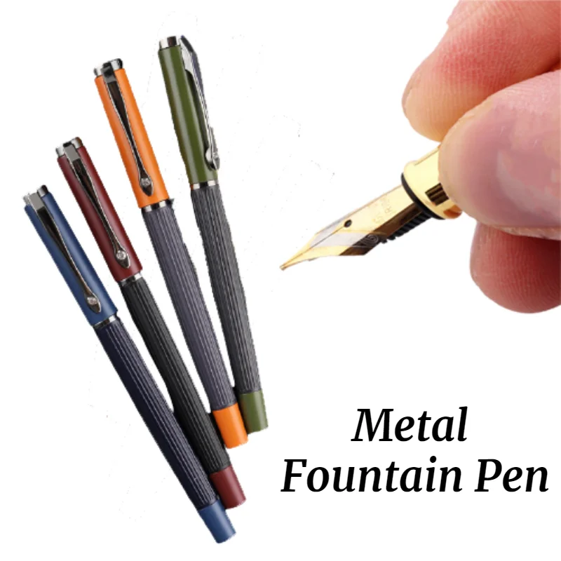 

Ручка перьевая металлическая, роскошный карандаш в классическом деловом стиле, канцелярские принадлежности