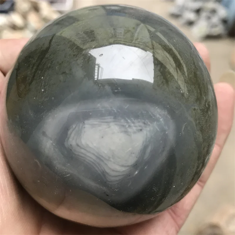 

Natural Ocean Jasper Sphere Polished Quartz Crystal Home Decoration Ball Healing