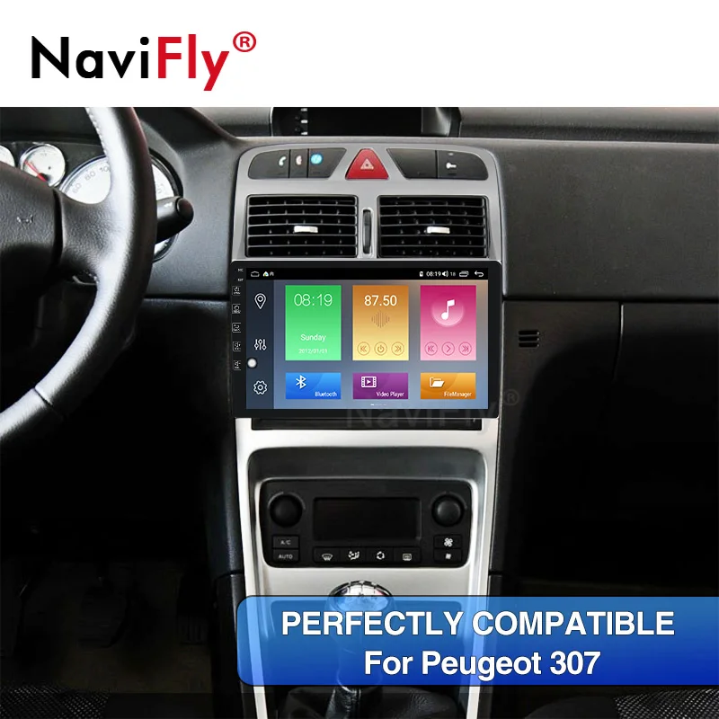 Автомобильное радио 4G LTE Android 10 + 64G для Peugeot 307 307CC 307SW 2002-2013 автомобильный dvd