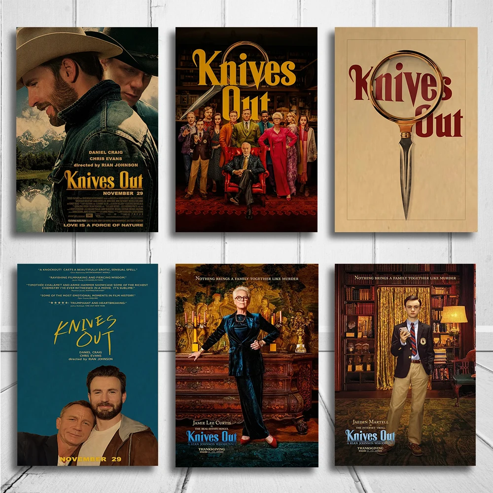 Постеры с изображением ножей и фильмов в стиле ретро Высококачественные