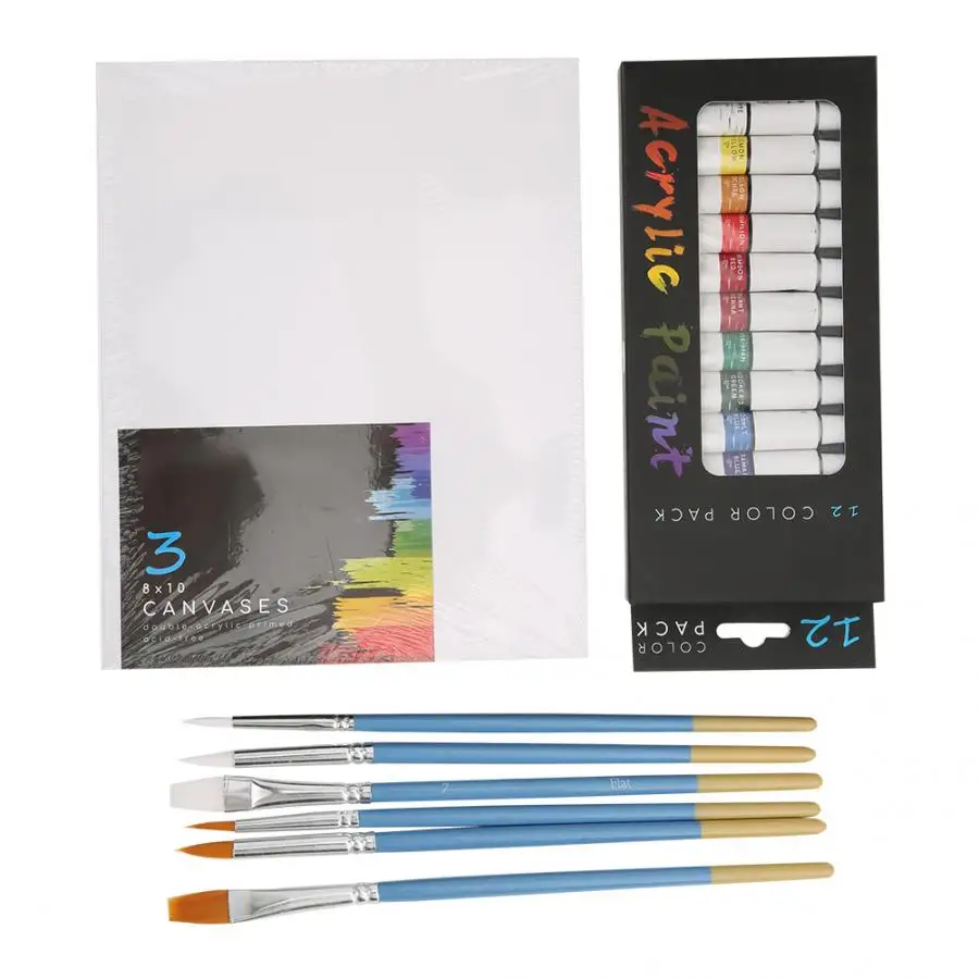 Набор для рисования акриловой краской кисти доска студентов-художников