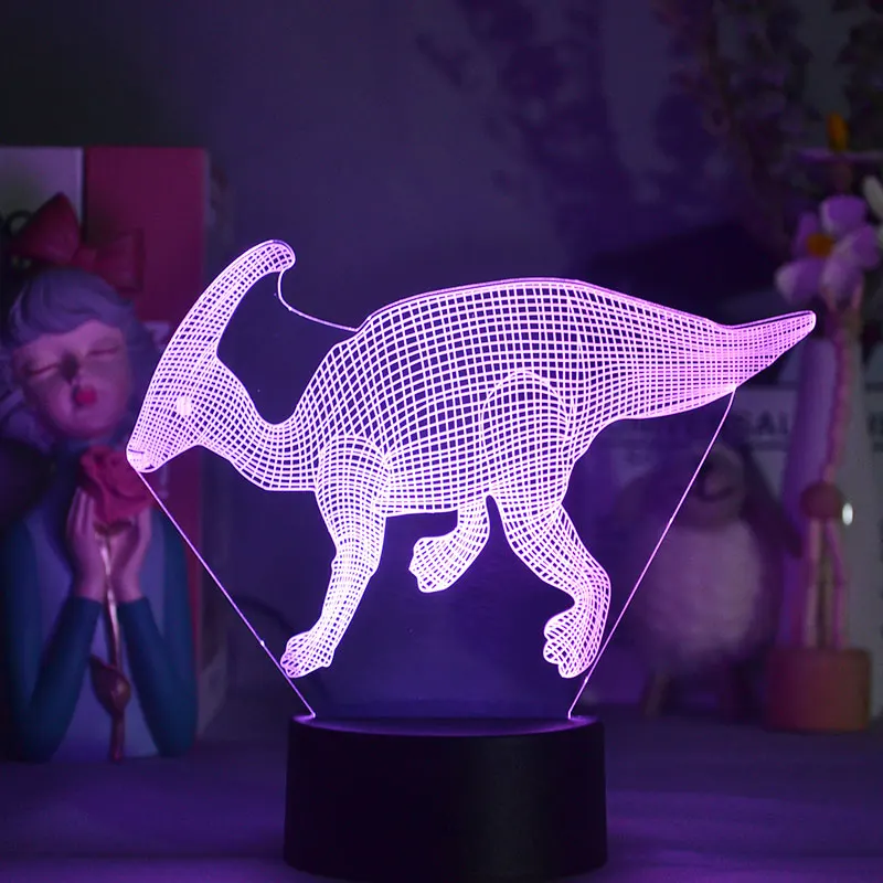 Комнатный декор акриловый 3D ночной светодиодный светильник основа с