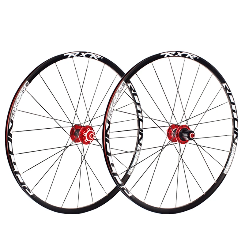 RXR горный велосипед внедорожный MTB Углеродные колеса 26 дюймов RC3 дисковый тормоз 5 подшипников 7-11speed через ось/QR колеса велосипеда