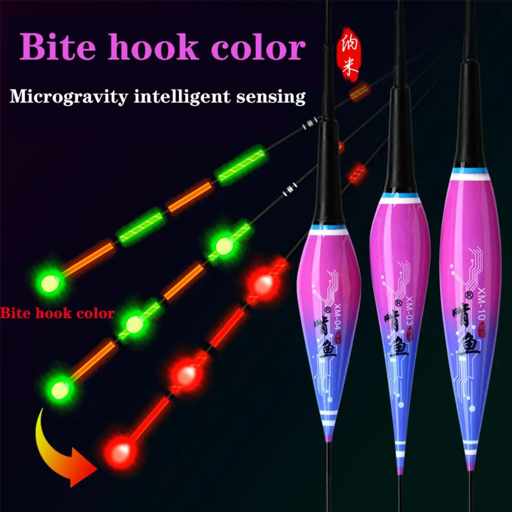 

Long Tail Indicator Electronic LED Light Color Change Bite Alarm Light Stick Floats Fishing Lure Floats Bobbers