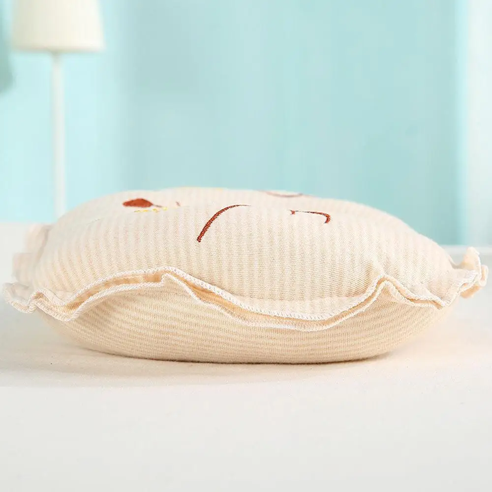 Coj&iacute;n de cabeza plana para beb&eacute; reci&eacute;n nacido, almohada para dormir antivuelco, posicionador, bonito-5