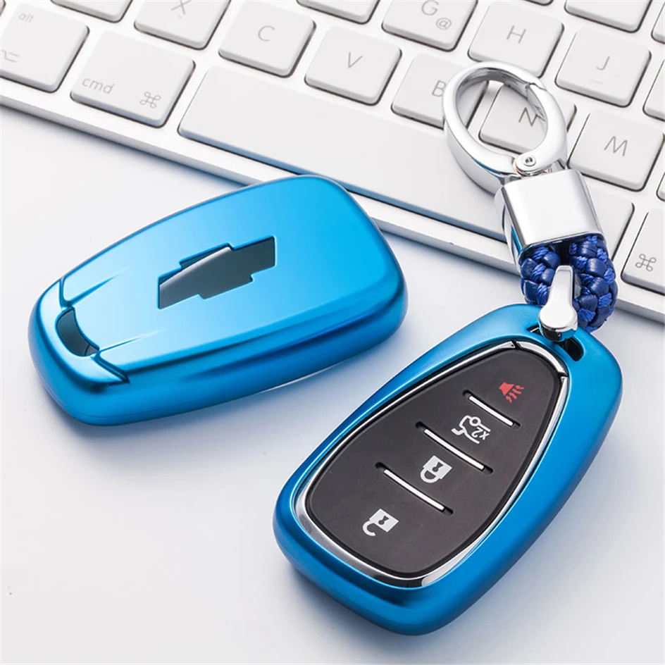 Мягкий ТПУ чехол для автомобильного ключа оболочка Chevrolet дистанционного