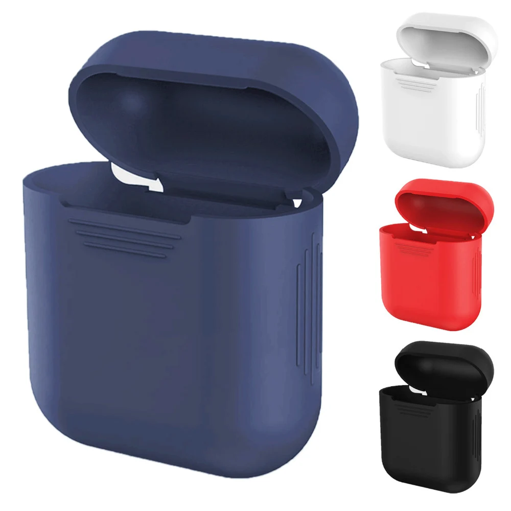 Силиконовый чехол Besegad для переноски наушников Apple Airpods Air|case cover|carrying casesilicone case |
