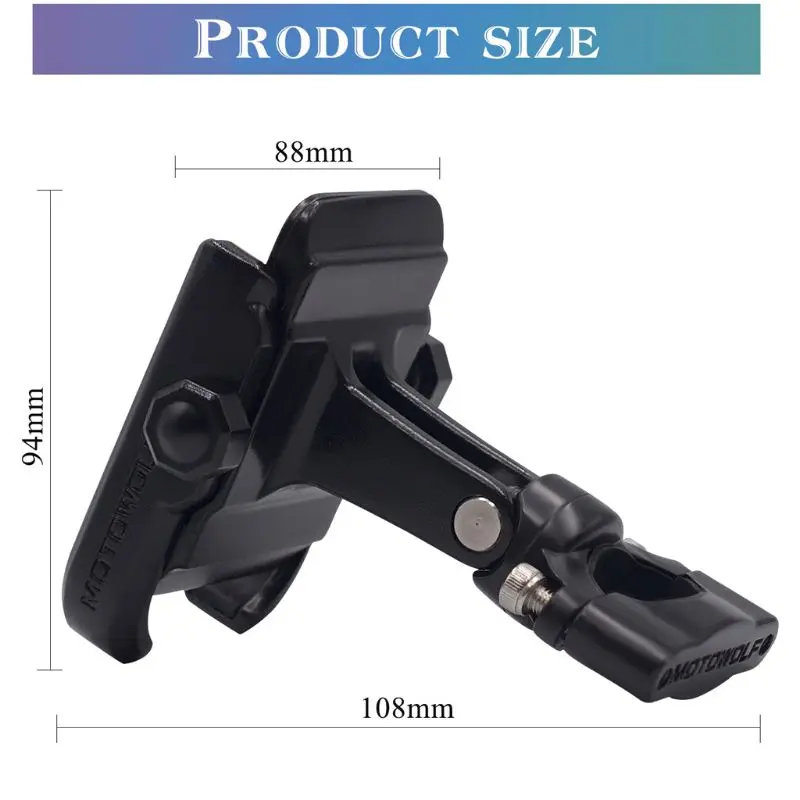 universal aluminum alloy bike motorcycle handlebar phone holder stand mount for iphone xiaomi samsung 4 6 4 inch mobile phone free global shipping
