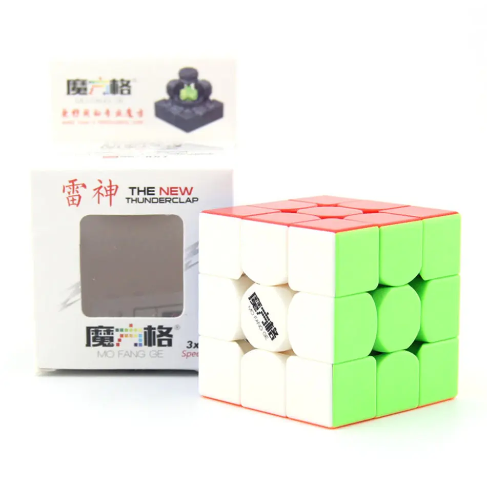 QiYi 3x3x3 Новый Thunderclap черный 3 слойный Mofangge Qiyi 5 7 см V2 Stickerless Valk 3|Головоломки| |