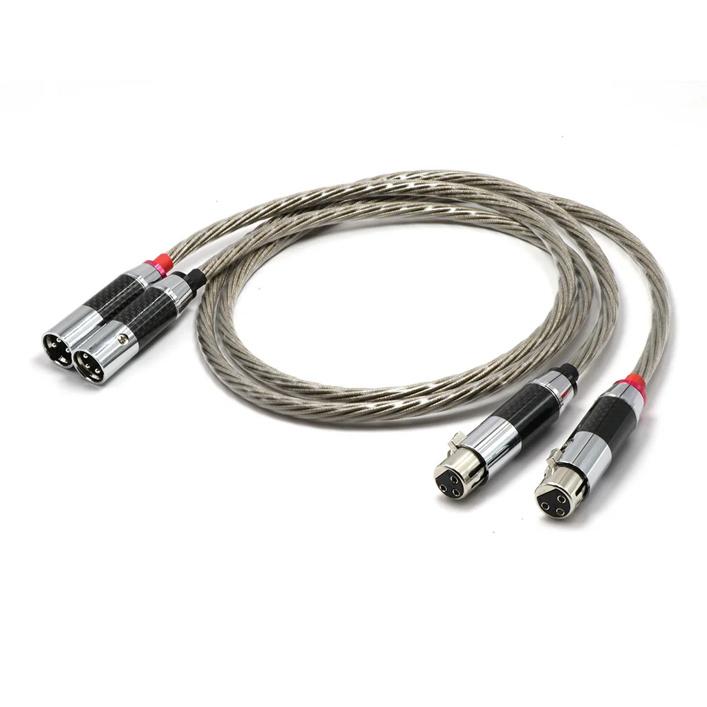 

Nordost ODIN 7N Silver Plated OFC Copper Signal Interconnect Cable With Carbon Fiber XLR Plug