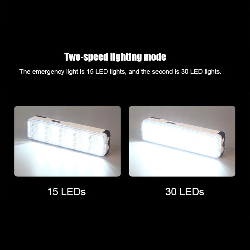 30LED многофункциональная Перезаряжаемые аварийный светильник энергосбережения