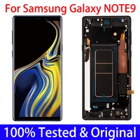 100 original amoled 6 4 for samsung galaxy note 9 note9 n960f full lcd touch screen digitizer repair parts display with frame