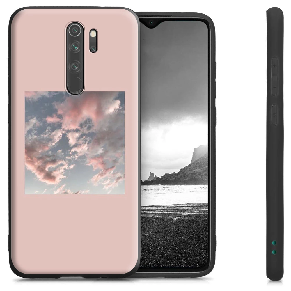 Aesthetic Sky Clouds Flowers Case for Redmi Note 9s 9 8 7 10 10s 10T K40 9T 9C 9A 10X Pro Prime NFC | Мобильные телефоны и