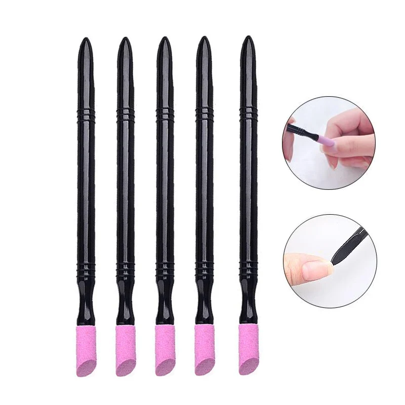 

1Pc Quartz Stone Nail Cuticle Care Repair Scrub Remover Manicure Tool Stick Pen Remover Nail Art Pusher Polish Gel Salon Tools