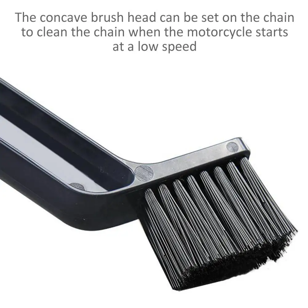 

Motorcycle Chain Brush Quick Chains Washer ABS Material 360 Degree Sprocket Inside Cleaning Tool Concave Chain Brush Motor Bike