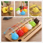 2021 креативный ситечко для заваривания чая в форме чайника, силиконовый чайный пакетик, фильтр для листьев, диффузор, чайная посуда, аксессуары для чайника, кухонное приспособление