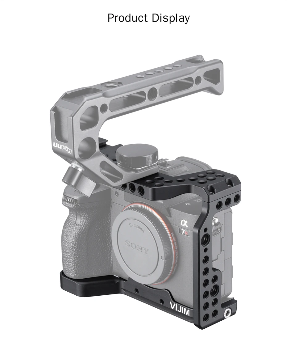 Металлическая клетка для камеры для sony A7R4 A7RIV с отверстием для позиционирования Arri