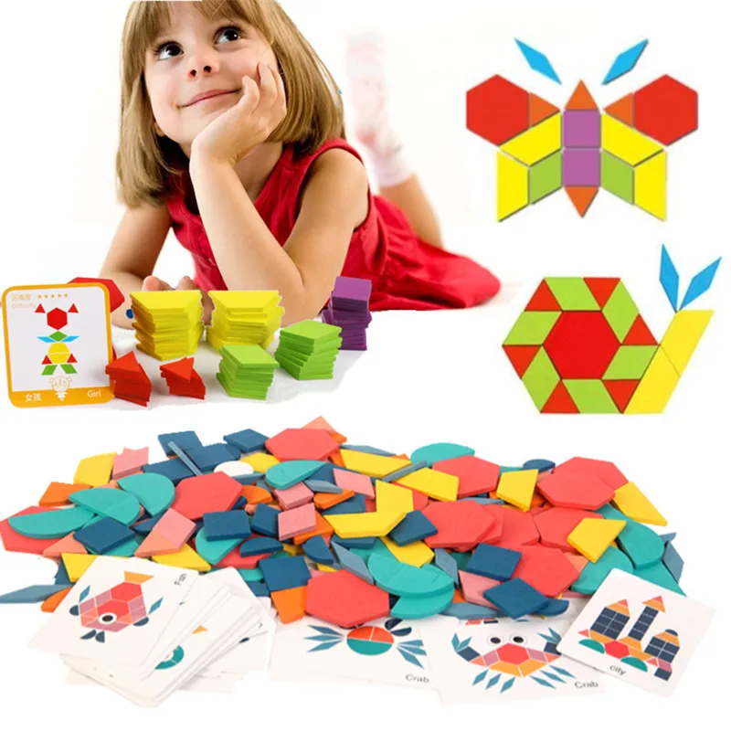

New Kids Wooden 3D Jigsaw Puzzle Clever Board Baby Montessori Educational Learning Toys for Children Geometric Shape Puzzles Toy