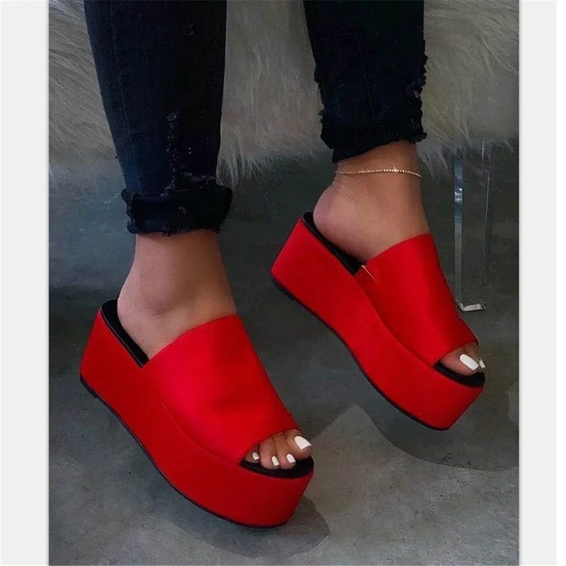 

HOT Summer Sandals Women Wedges Shoes Pumps High Heels Sandals Flip Flop Chaussures Femme Platform Sandals Sandalia Feminina New