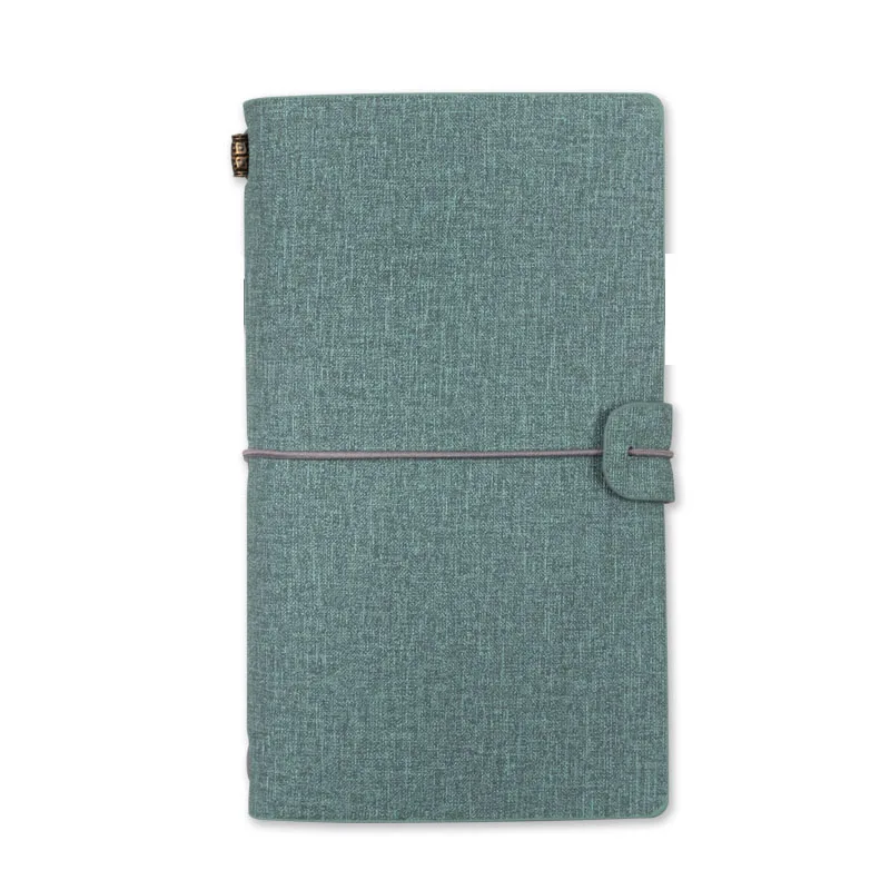 Vintage Green Agenda, A6, винтажный блокнот из искусственной кожи, еженедельник, Обложка, Канцтовары, офисные принадлежности, студенческий журнал для путешествий - Цвет: Vintage Green