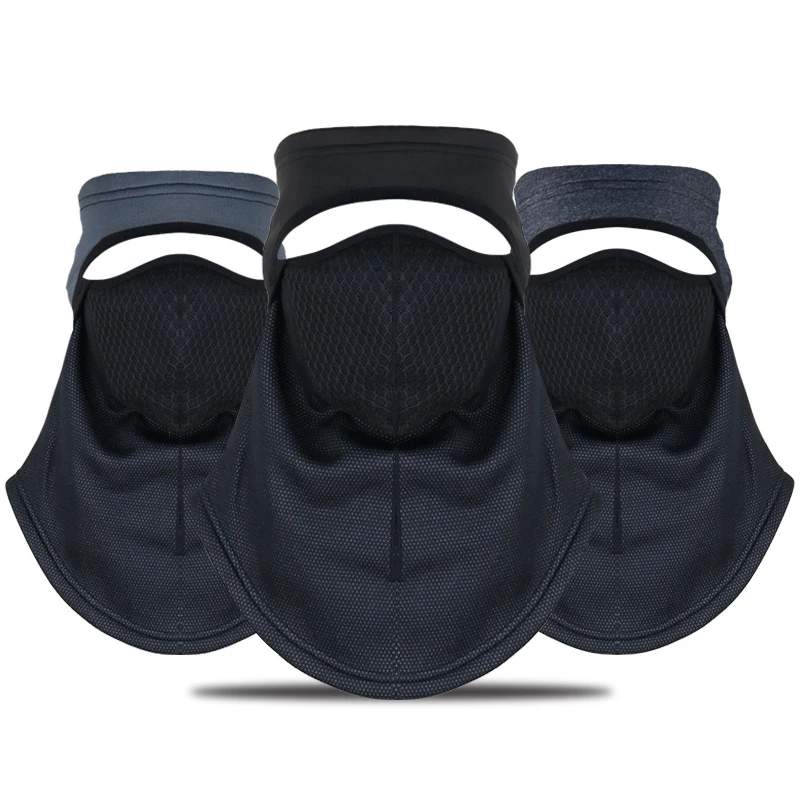 Зимняя Теплая Флисовая дышащая Лыжная маска с полным лицевым покрытием капюшон