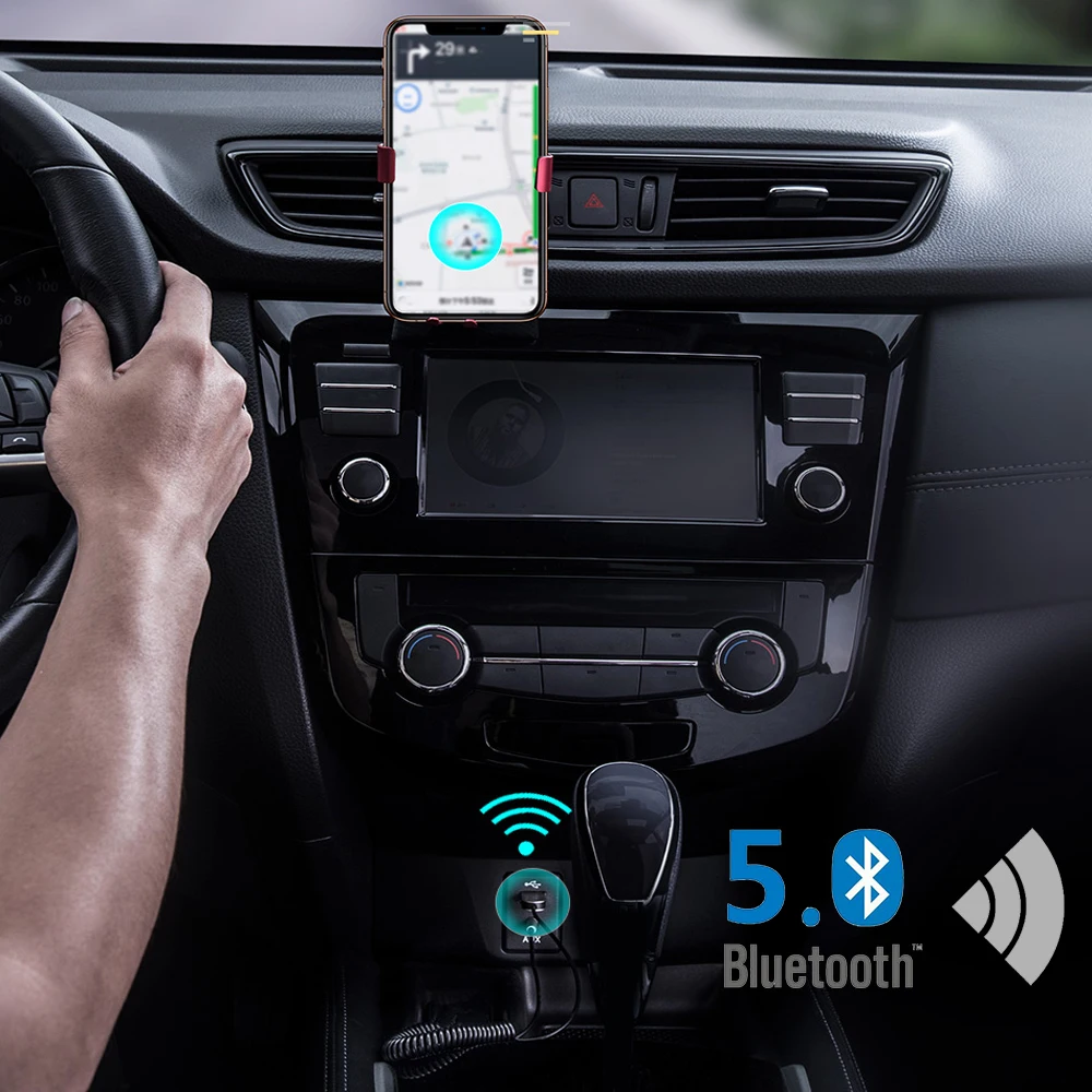 Автомобильный аудиокабель Baseus Bluetooth 5 0 передатчик беспроводной приемник