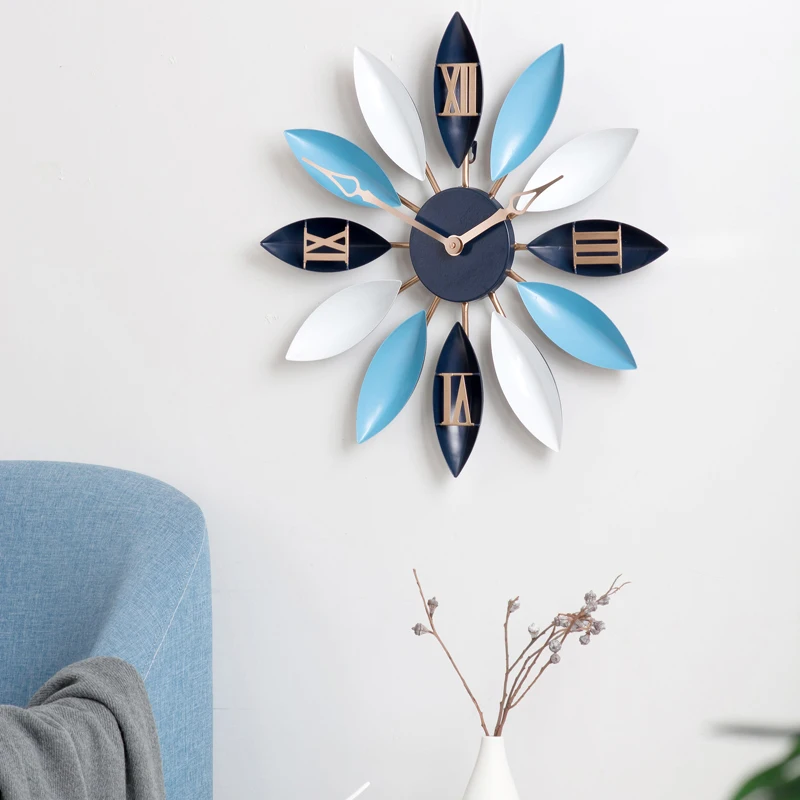 

Industrial Nordic Wall Clock Modern Design Large Creative Nordic Wall Clock Living Room Orologio Da Parete Watch Home Decoration