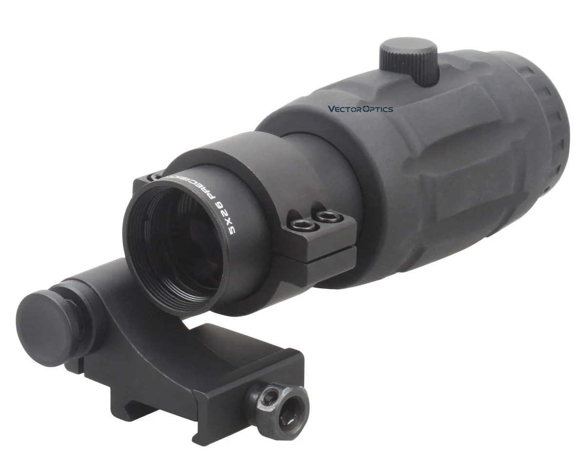 Векторная оптика тактическая Регулируемая 5x лупа подходит для Red Dot HOLO Sight с откидной в сторону Picatinny крепление аксессуары для съемки