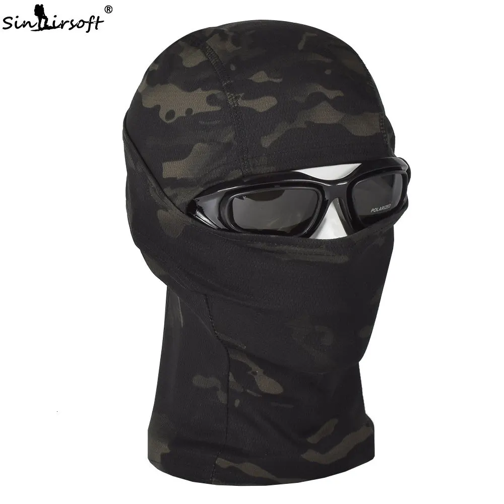 SINAIRSOFT воздухопроницаемая тактическая маска для страйкбола, пейнтбола, маска для всего лица, мотоциклетные охотничьи шапки LY1300