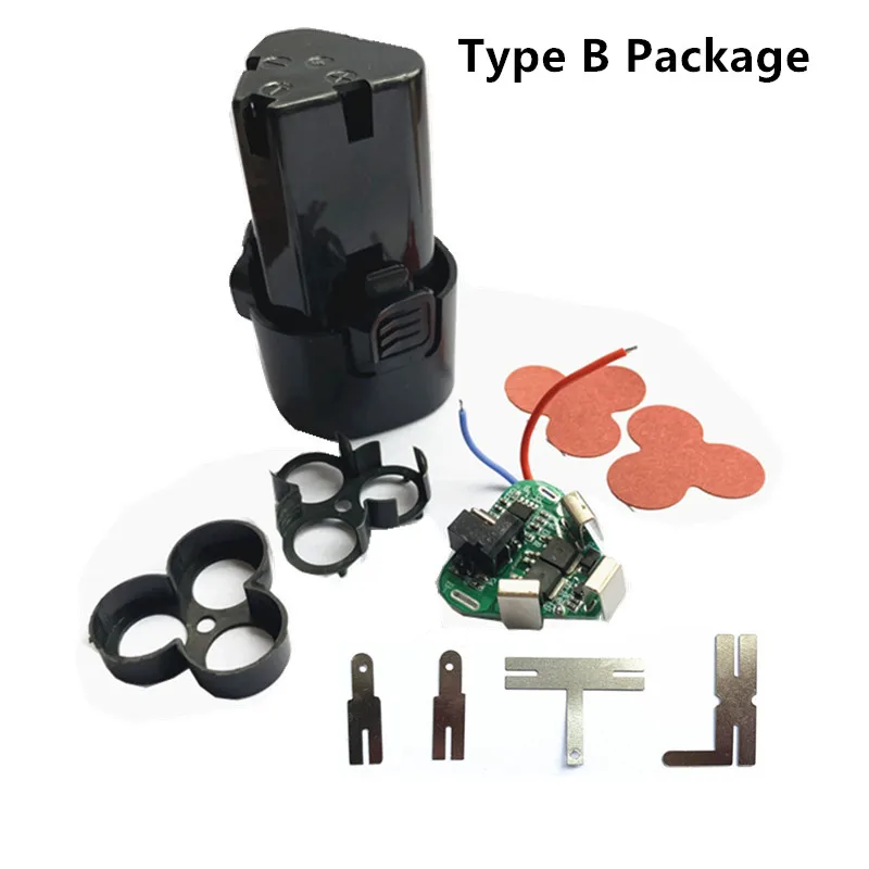 3S Type B Package 3S 12V 4S 16,8 V DC электрические инструменты ручная электрическая дрель питания литий-ионная батарея Защитная плата BMS схема 18650 сотовых пакетов 20A PCB - Цвет: 3S Type B Package