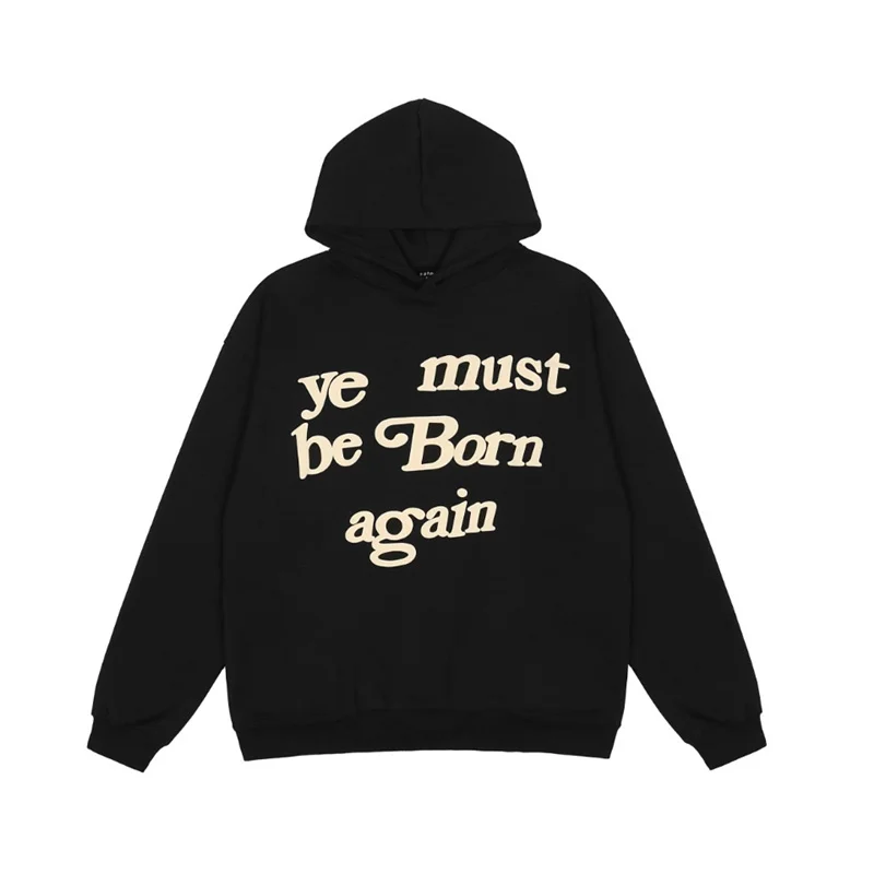 

Толстовка CPFM с надписью «Ye Must Be Born», толстовки для мужчин и женщин, 1:1, лучшее качество, пенопластовый пуловер Канье, Запад, Дрейк, толстовки, т...