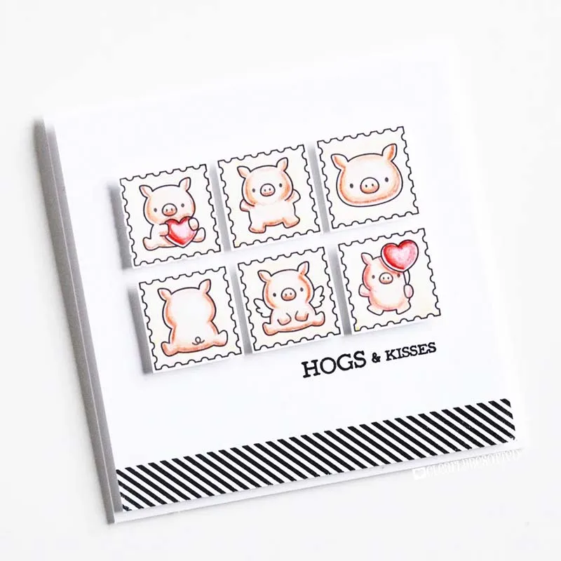 С надписью Love металлический Трафаретный вырубной штамп и прозрачные наклейки