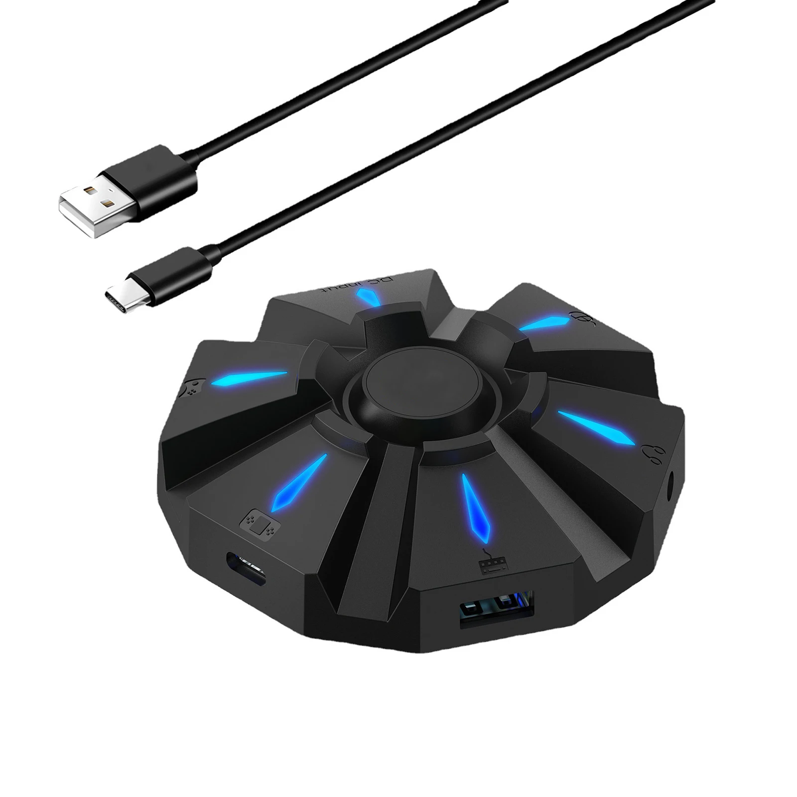 

Соединитель клавиатуры и мыши, совместимый с несколькими интерфейсами PS4 Xbox One PS3 Xbox 360 N-переключатель поставляется с несколькими портами