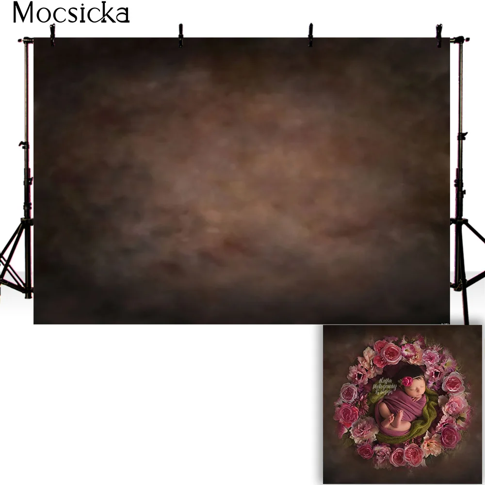 Фон для фотосъемки новорожденных с абстрактной текстурой портретной детей на