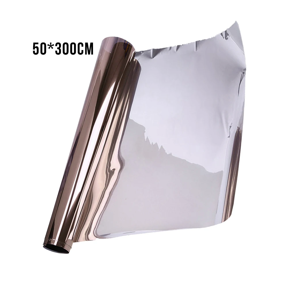 1 шт. стеклянная самоклеящаяся пленка отражающее зеркальное окно УФ Защита от