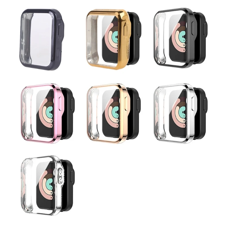 Anti-scratch TPU Watch Case Screen Protective Cover for -Xiaomi Mi Watch Lite Redmi Watch Smart Watch Accessories