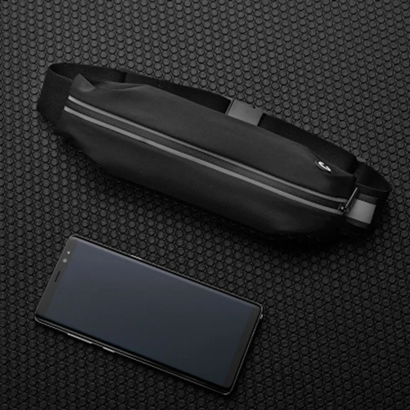 Running Waist Bag Outdoor Sports Fitness Bag Waterproof Invisible Belt 7 Inch Multifunctional Mobile Phone Bag Hiking Bag