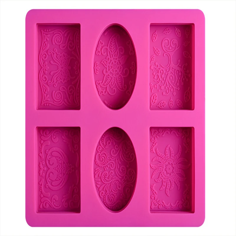 

Relief pattern Soap Silicone mold Chocolate Block Bar Mould Mold Ice Tray Cake Decorating Baking Cake Jelly Candy Tool DIY Mold